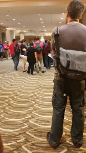 Writers wait to begin their next seminars at the Westin in Indy during Gen Con 2016.