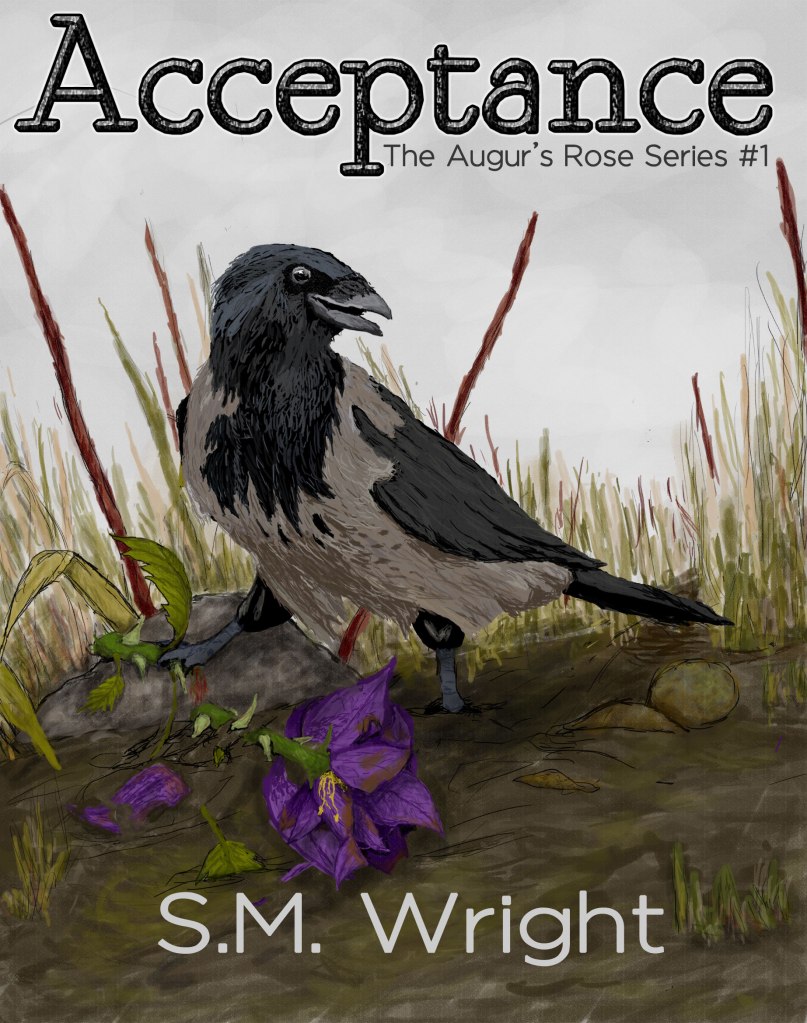 Acceptance cover featuring crow