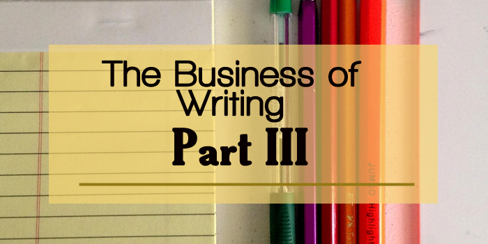 The Business of Writing Part 3 Basic Header