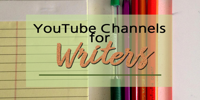 YouTube Channels for Writers header
