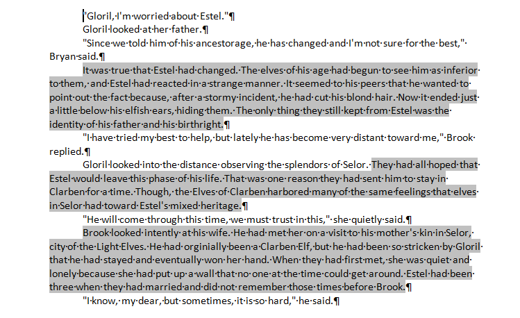 Example scene that needs a lot of work because it fails to elicit emotion.