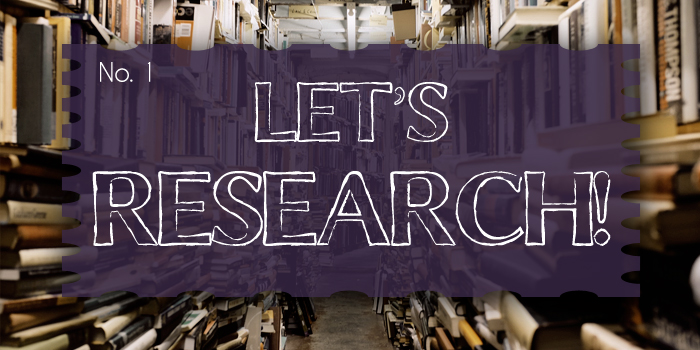 Let's Research No. 1 Header